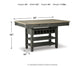 Mesa de comedor rectangular Tyler Creek