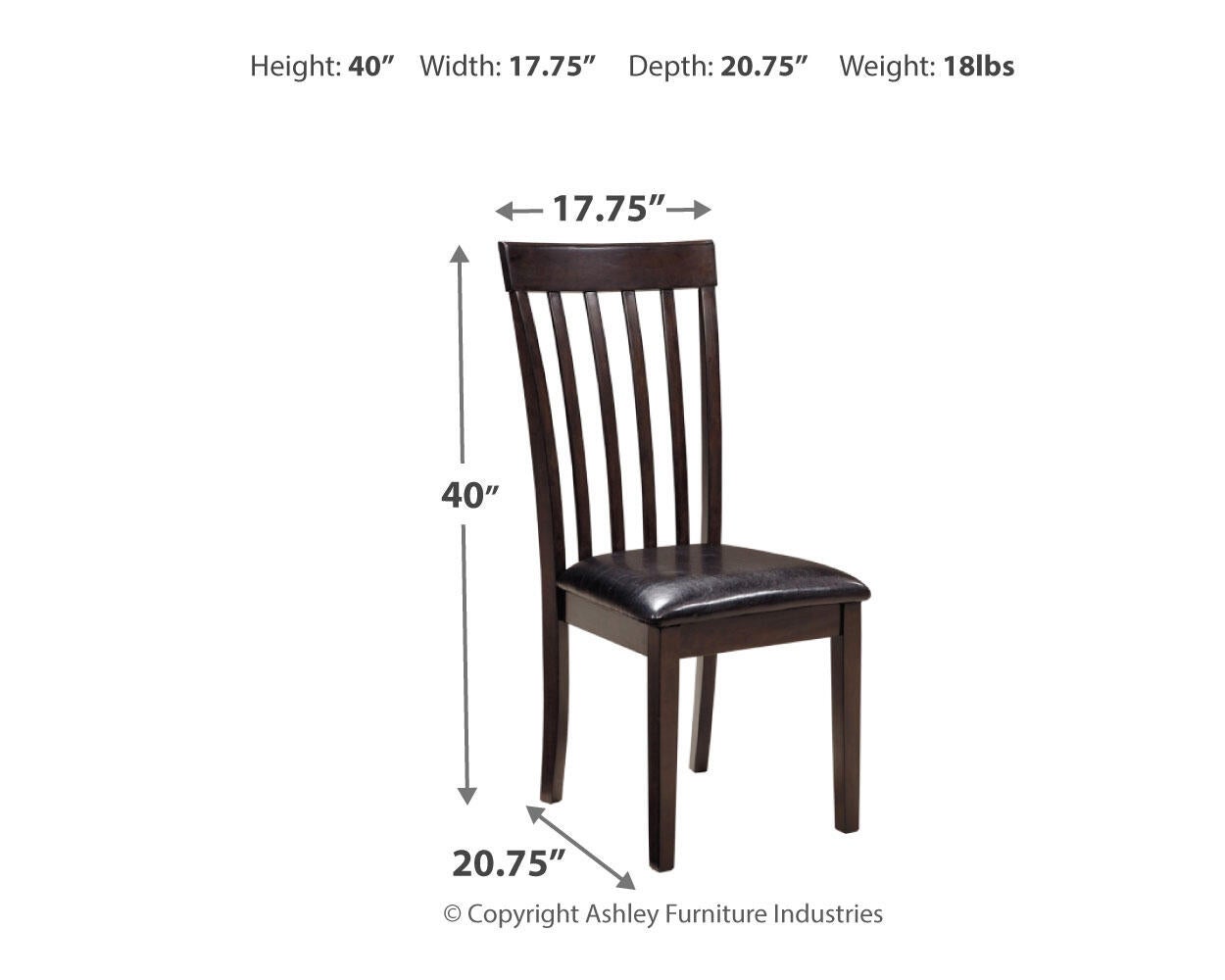 Silla auxiliar Hammis Dining UPH (2 piezas)