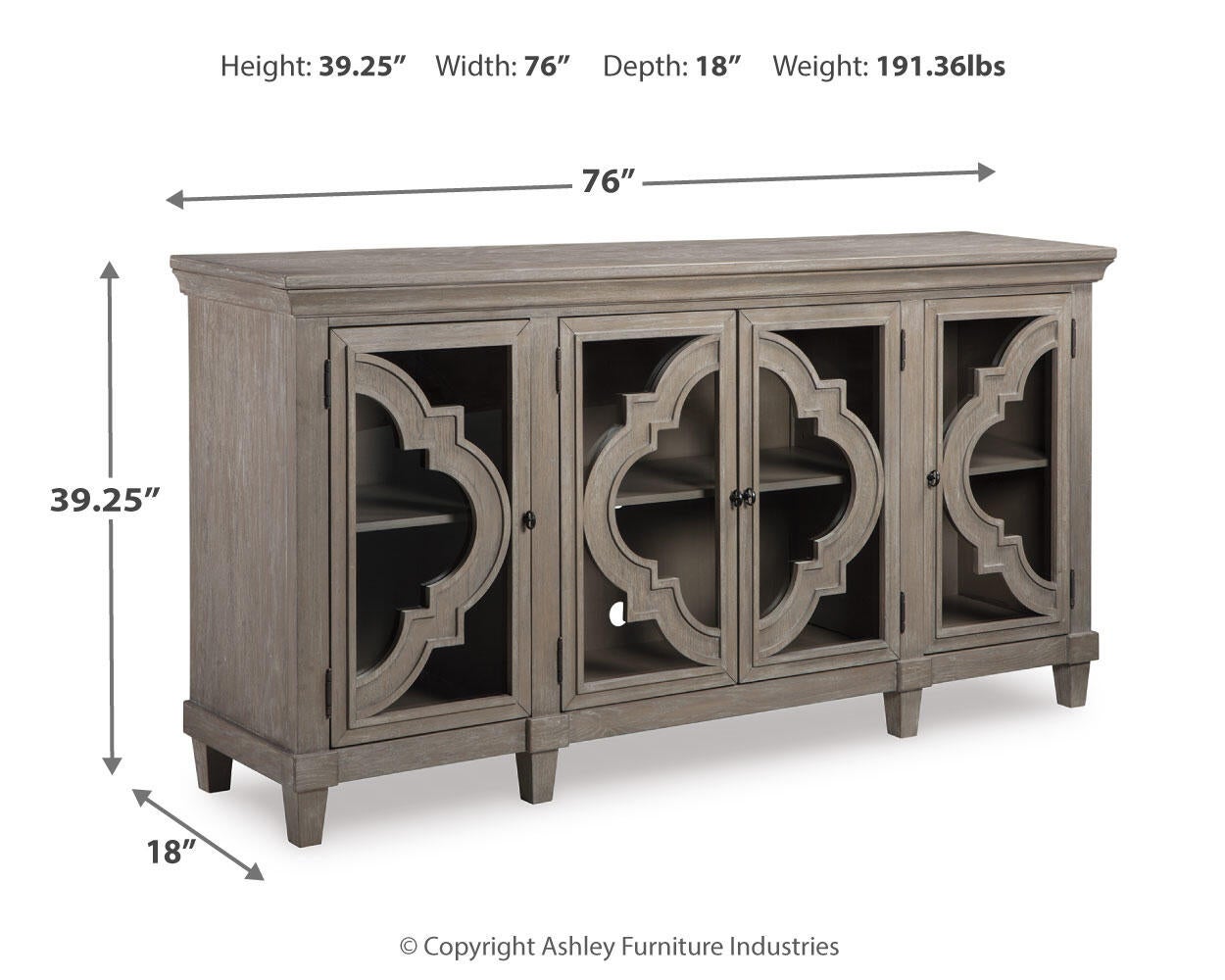 Gabinete decorativo Fossil Ridge