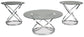 Juego de mesa auxiliar Hollynyx (3 piezas)