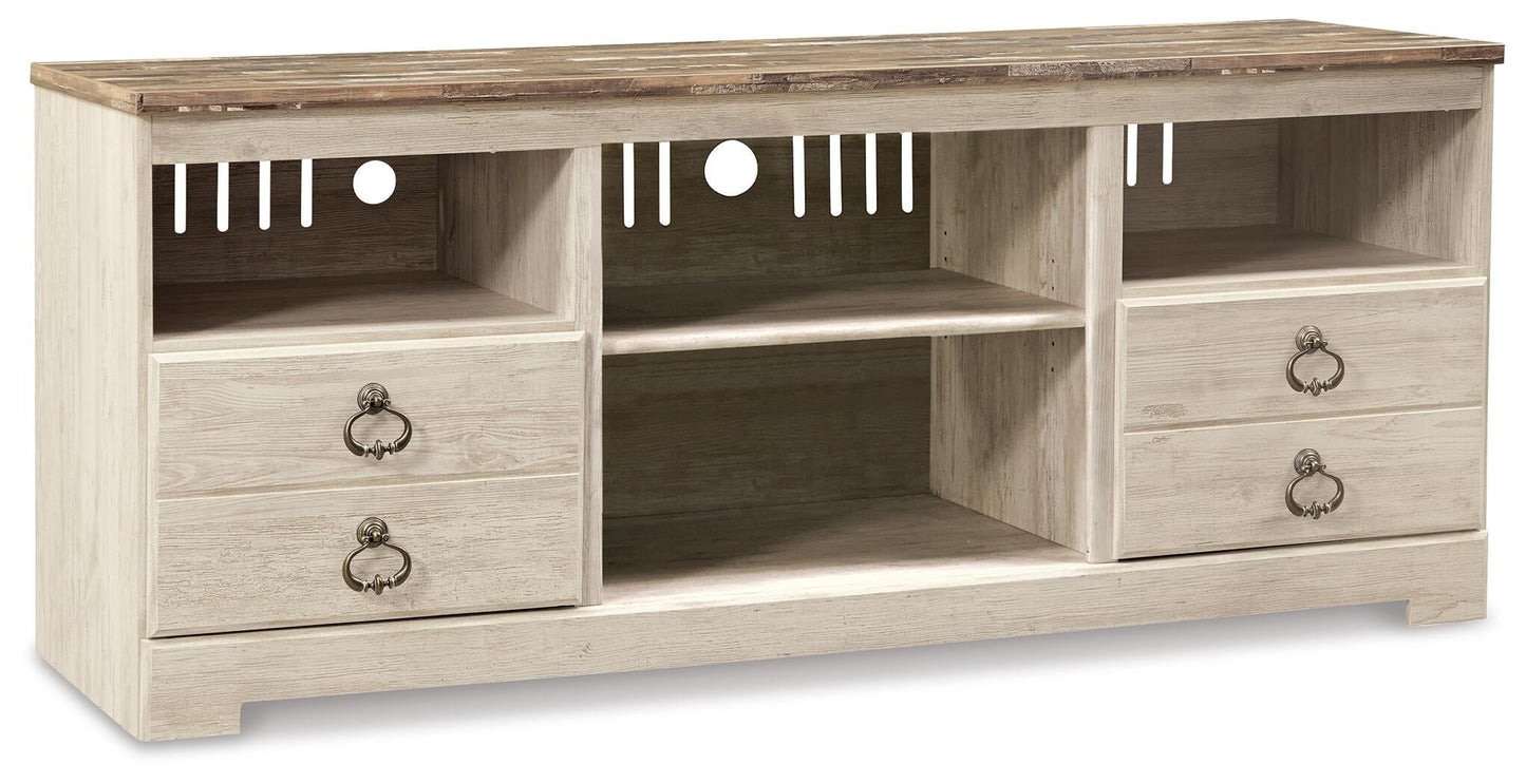 Mueble para TV LG Willowton con opción de chimenea