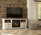Mueble para TV LG Willowton con opción de chimenea