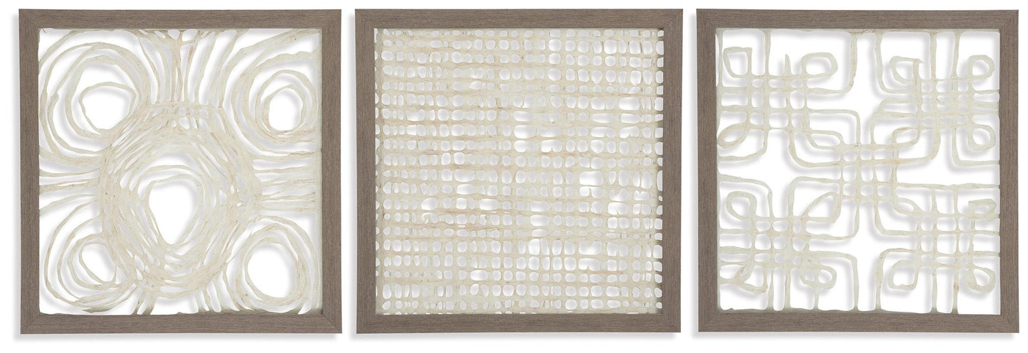 Juego de decoración de pared Odella (3 unidades)