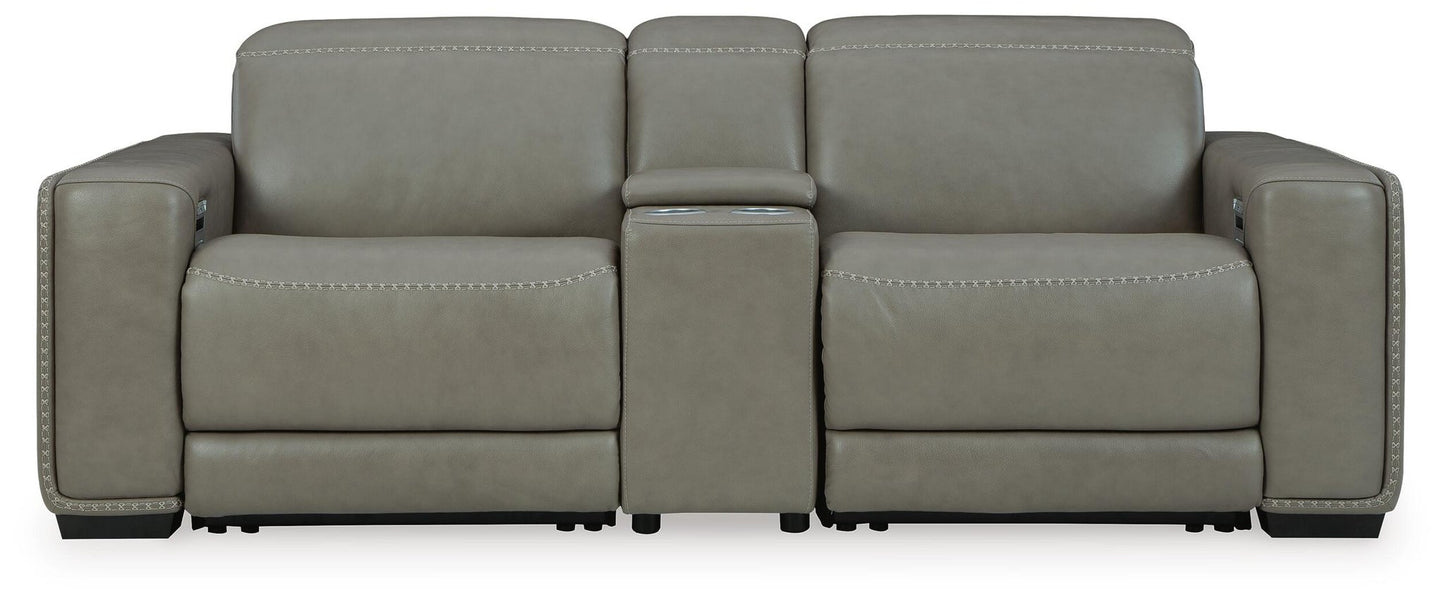 Loveseat seccional reclinable eléctrico de 3 piezas Correze