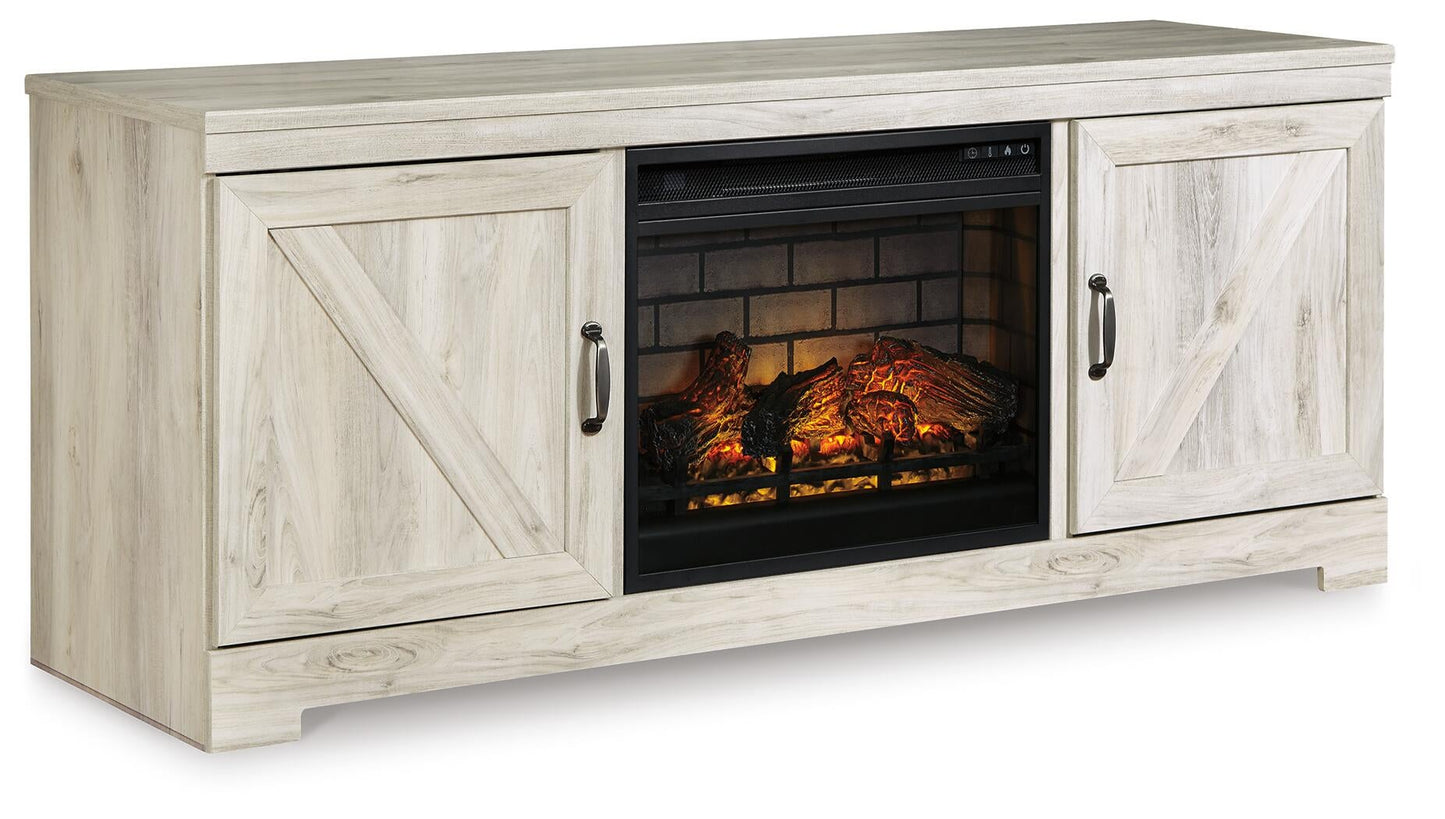 Mueble para TV Bellaby de 63" con chimenea eléctrica