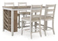Mesa de mostrador rectangular Skempton con almacenamiento