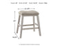 Taburete tapizado Skempton (2 unidades)