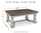 Mesa de cóctel rectangular Havalance