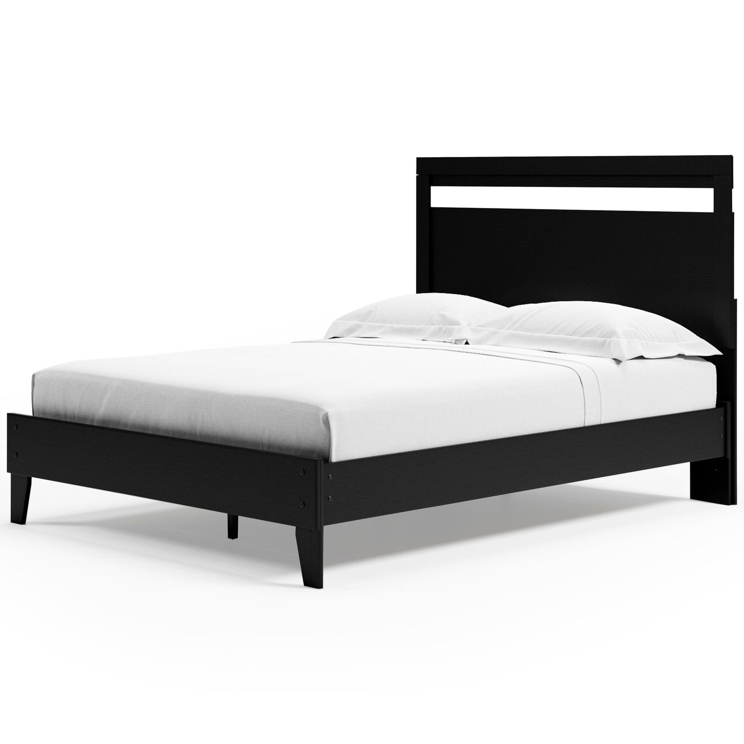 Cama de plataforma con paneles Finch