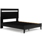 Cama de plataforma con paneles Finch