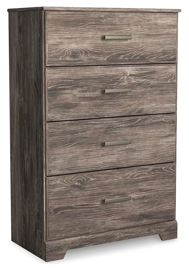 Cómoda de cuatro cajones Ralinksi