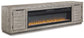 Mueble para TV Naydell de 92" con chimenea eléctrica
