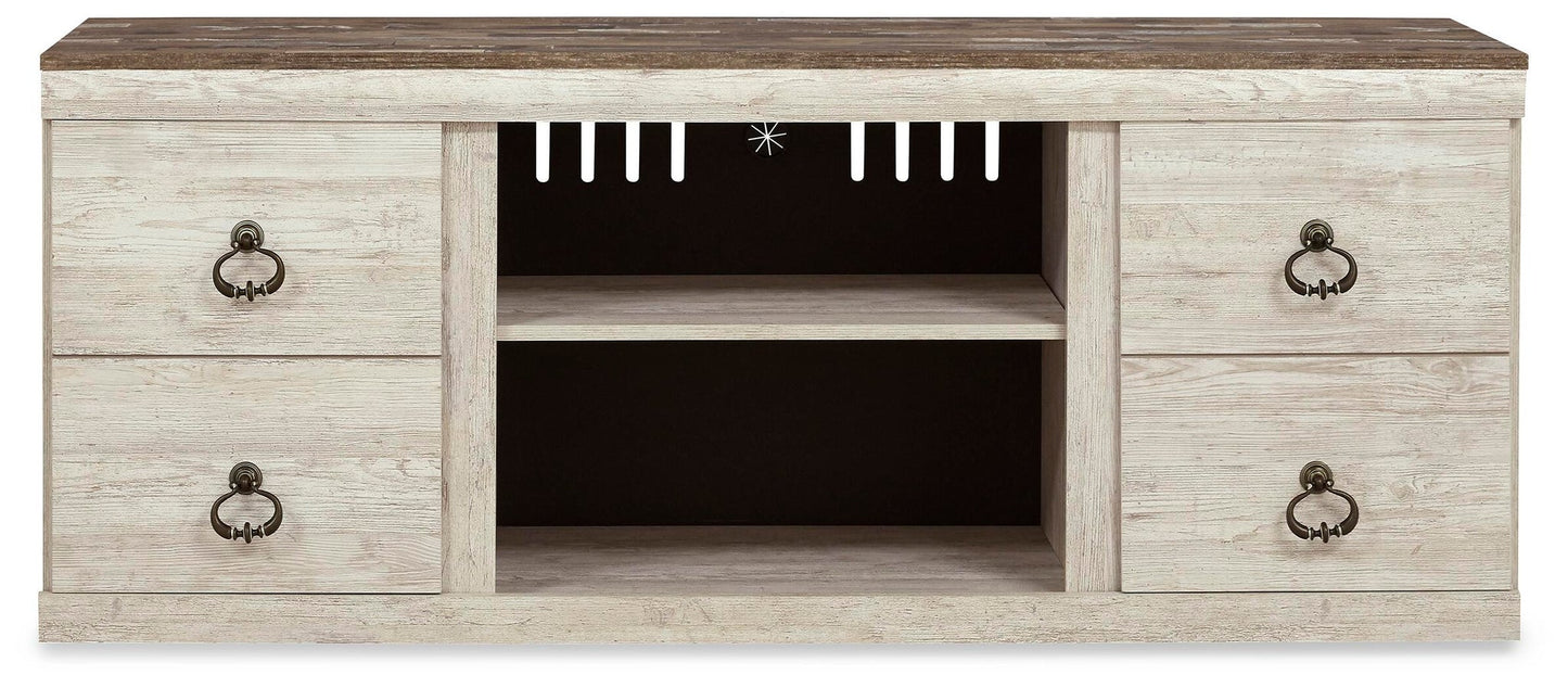 Mueble para TV LG Willowton con opción de chimenea