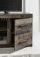 Mueble para TV LG Derekson con opción de chimenea