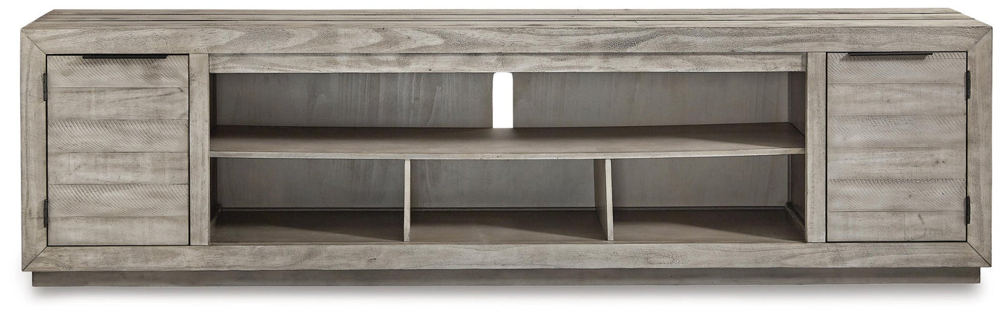 Mueble de TV Naydell XL con opción de chimenea