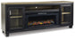 Mueble para TV Foyland de 83" con chimenea eléctrica