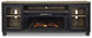 Mueble para TV Foyland de 83" con chimenea eléctrica