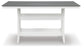 MESA DE MOSTRADOR RECTANGULAR TRANSVILLE CON OPCIÓN UMBRAL