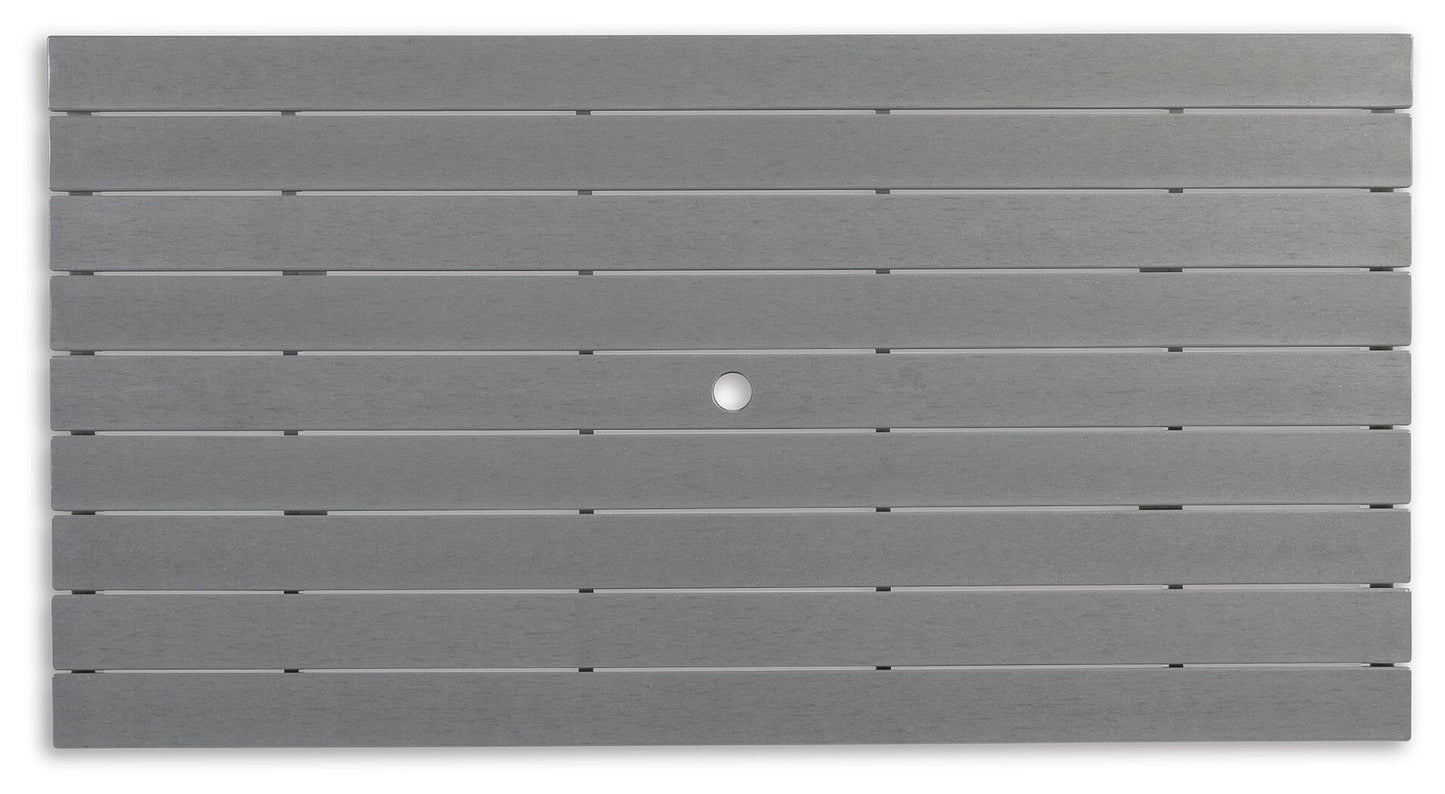 MESA DE MOSTRADOR RECTANGULAR TRANSVILLE CON OPCIÓN UMBRAL