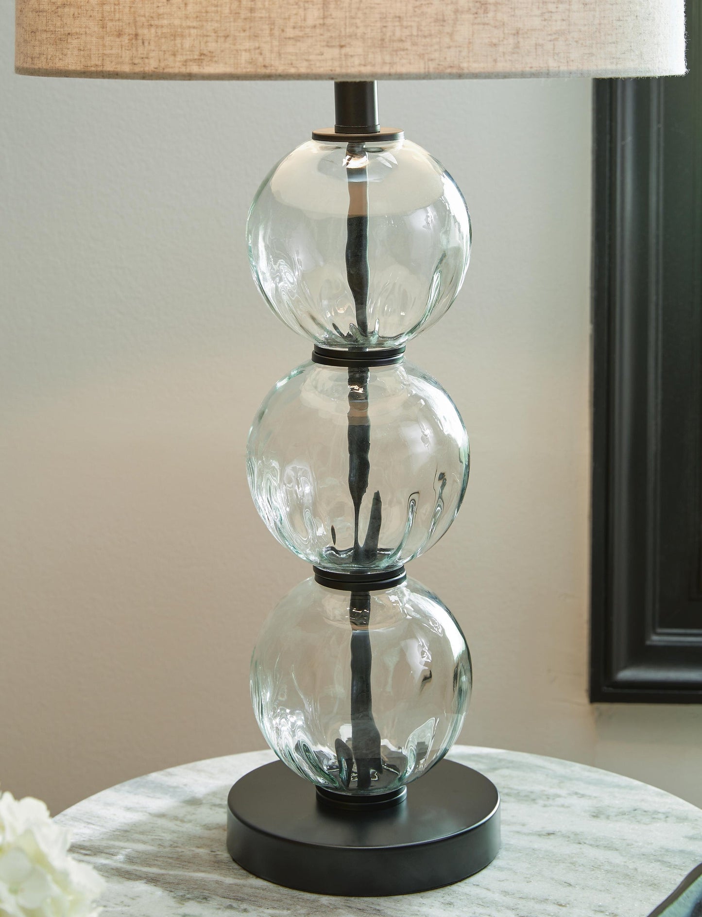 Lámpara de mesa de cristal Airbal (2 unidades)