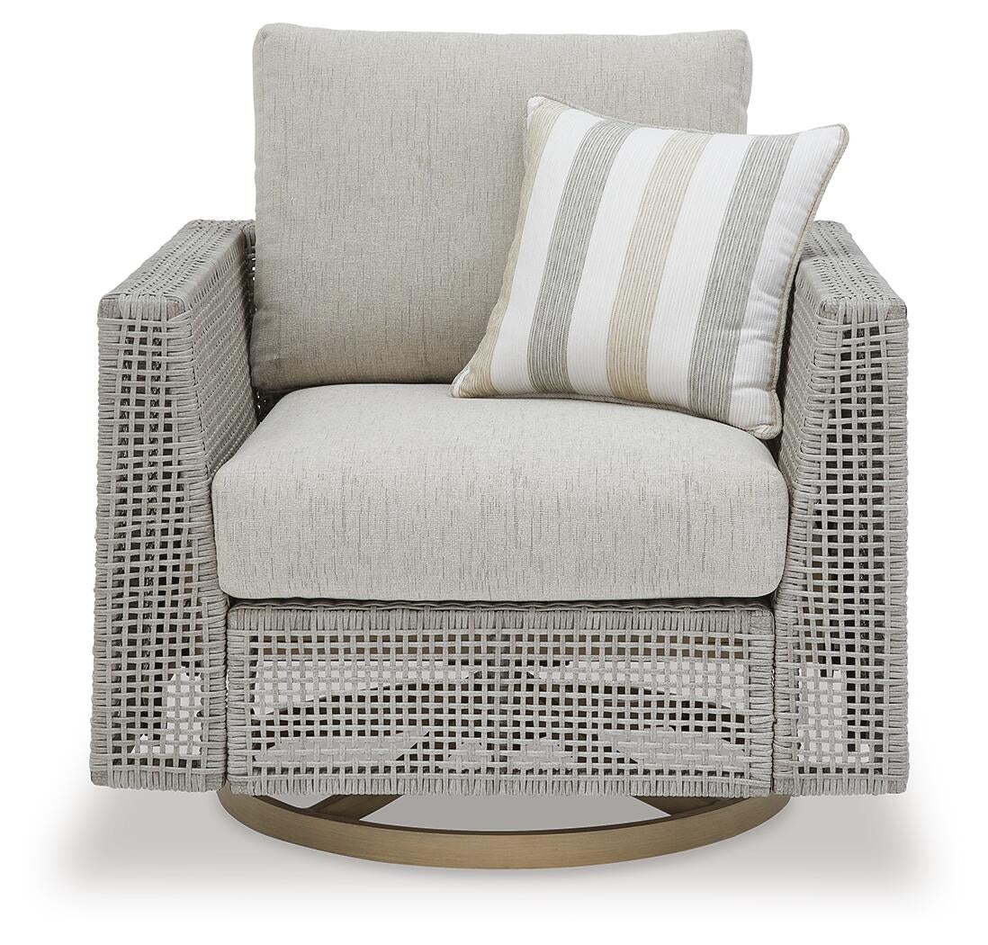 Sillón giratorio Seton Creek con cojín