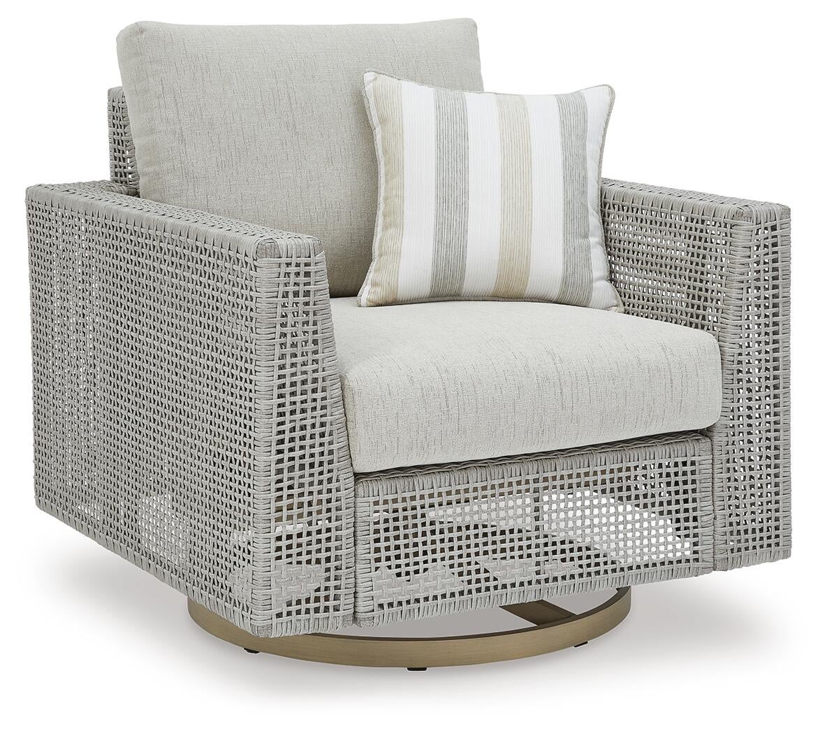 Sillón giratorio Seton Creek con cojín