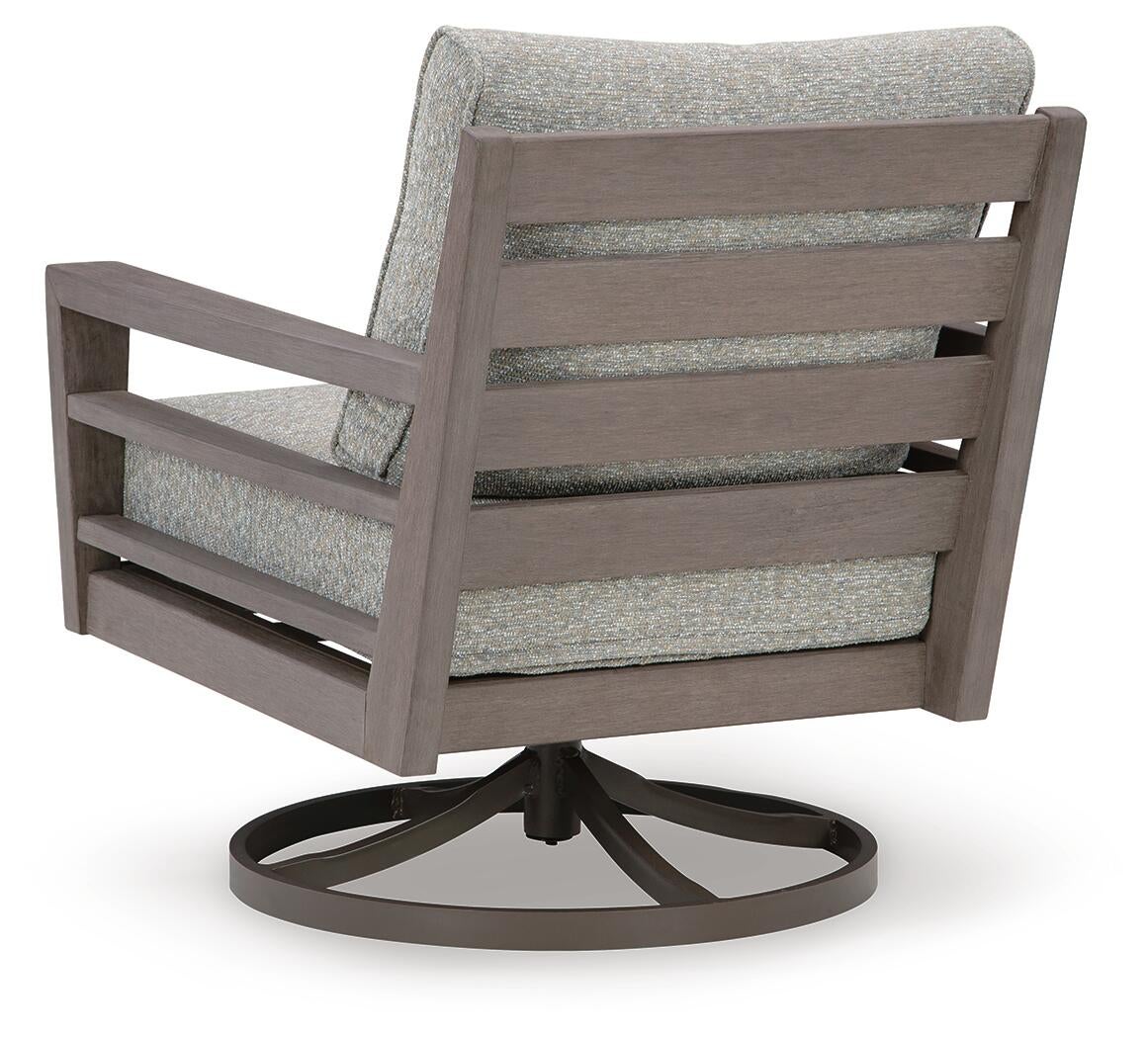 Sillón giratorio Hillside Barn con cojín