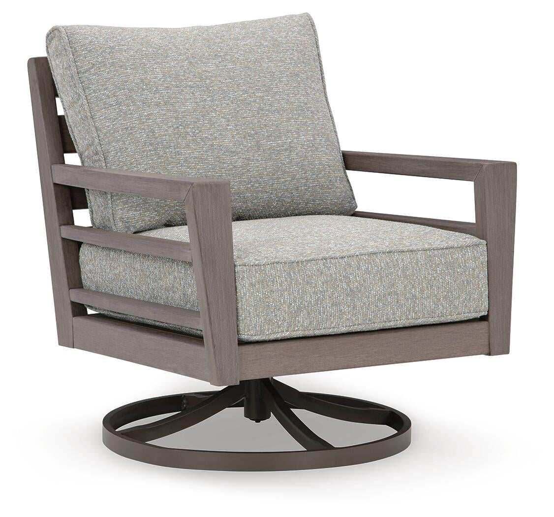 Sillón giratorio Hillside Barn con cojín