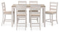 Conjunto de mostrador Skempton RECT DRM TBL (7/CN)