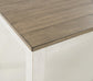 Conjunto de mostrador Skempton RECT DRM TBL (7/CN)