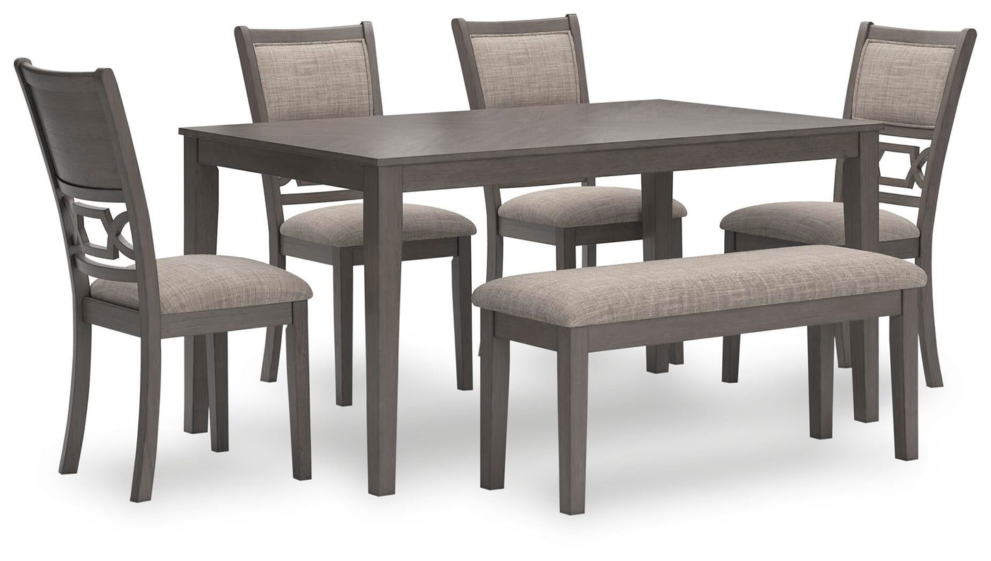 Juego de mesa de comedor Wrenning (6 piezas)