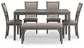 Juego de mesa de comedor Wrenning (6 piezas)