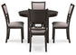 Juego de mesa de comedor Langwest (5 piezas)