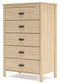 Cómoda de cinco cajones Cabinella