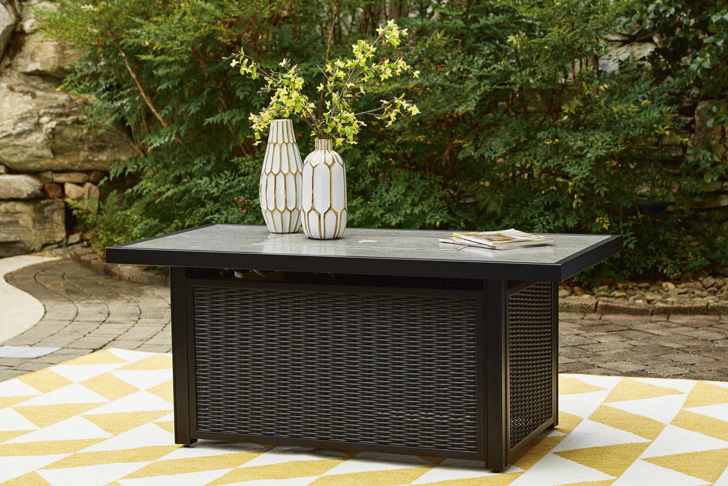 Mesa rectangular para fogata Beachcroft