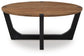 Mesa de cóctel redonda Hanneforth