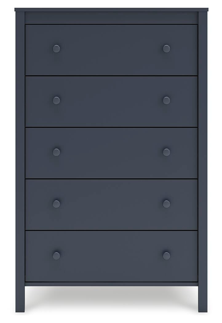 Cómoda de cinco cajones Simmenfort