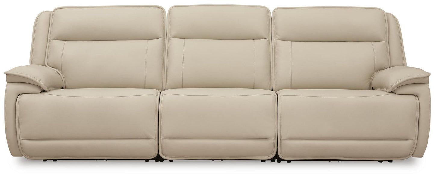 Sofá seccional reclinable eléctrico de 3 piezas Double Deal