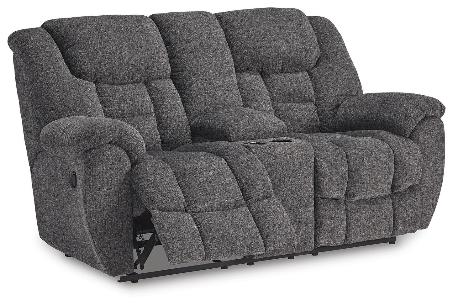 Loveseat doble recreativo Foreside con consola