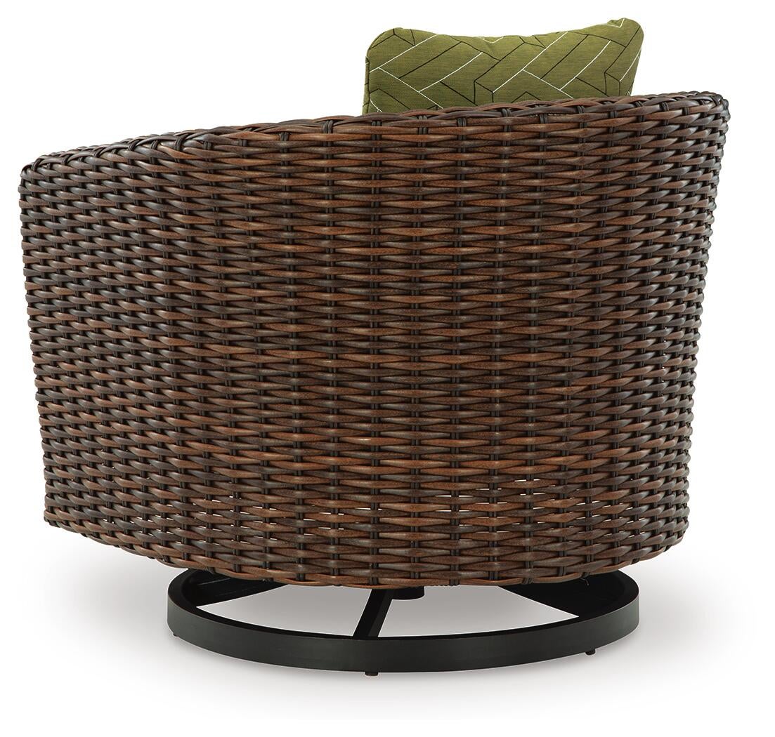 Horizon Hall - Sillón giratorio con cojín