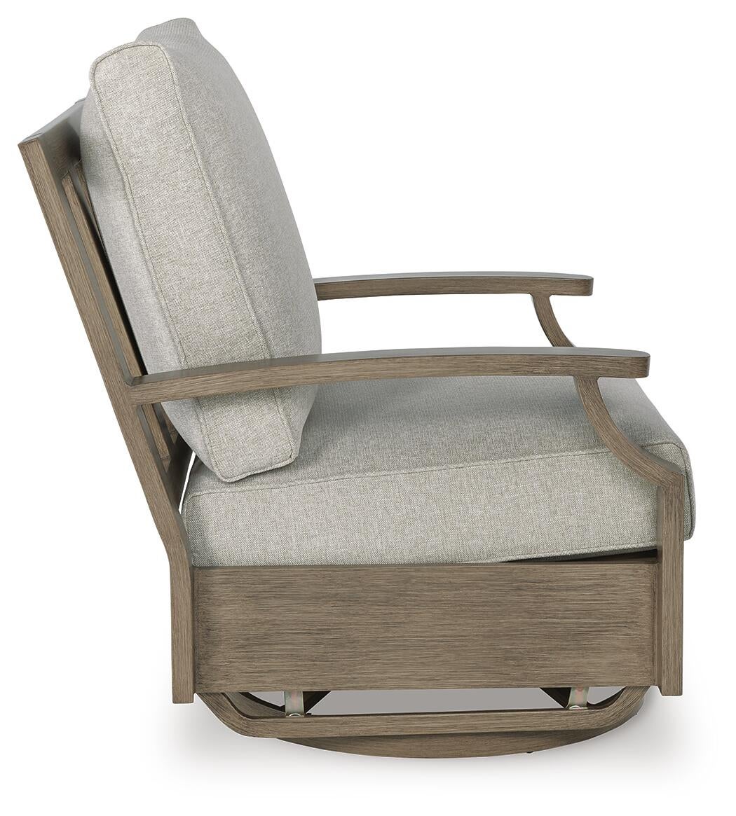 Silla giratoria Rainier Ranch con cojín