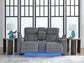 Estudio Cave PWR REC Loveseat/CON/ADJ HDRST