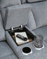 Estudio Cave PWR REC Loveseat/CON/ADJ HDRST