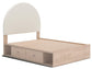 Arloster  Upholstered Panel Bed With Storage