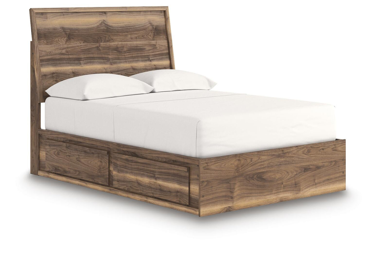 Chirason  Panel Bed With Storage