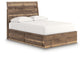 Chirason  Panel Bed With Storage