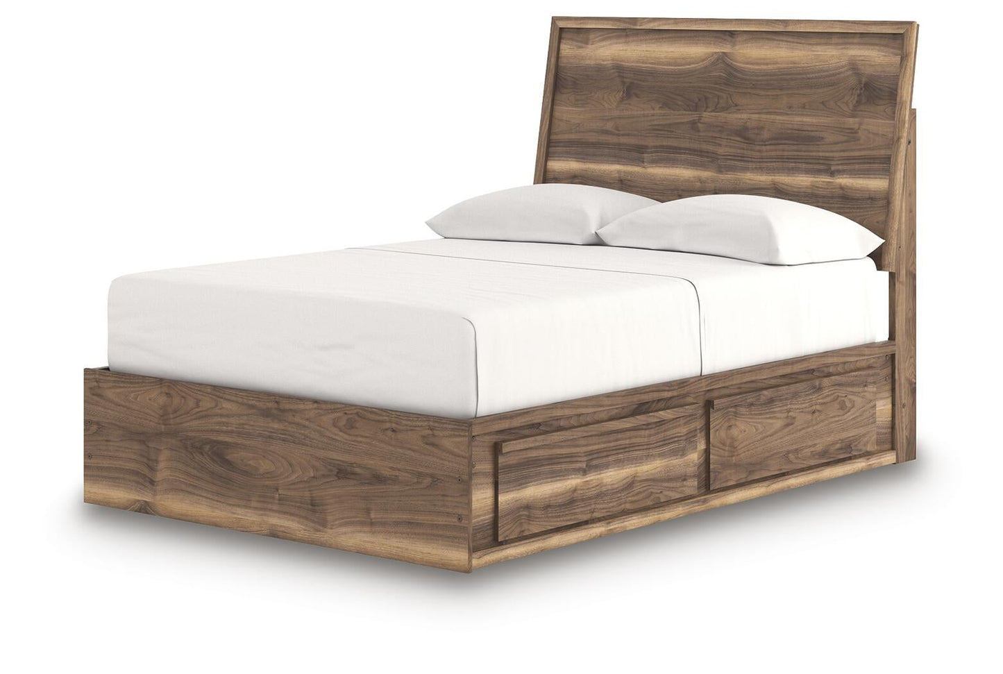 Chirason  Panel Bed With Storage
