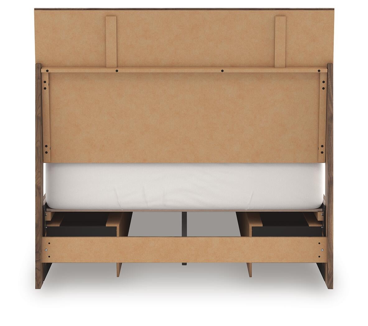 Chirason  Panel Bed With Storage