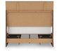 Chirason  Panel Bed With Storage