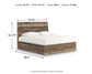 Chirason  Panel Bed With Storage
